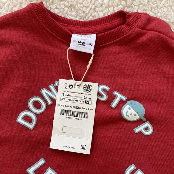 *NWT* Zara Kids Graphic Sweatshirt - Picture 3 of 16